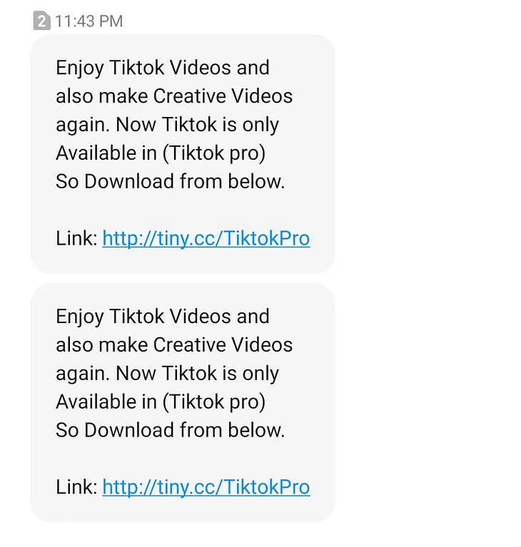 Beware of TikTok Pro