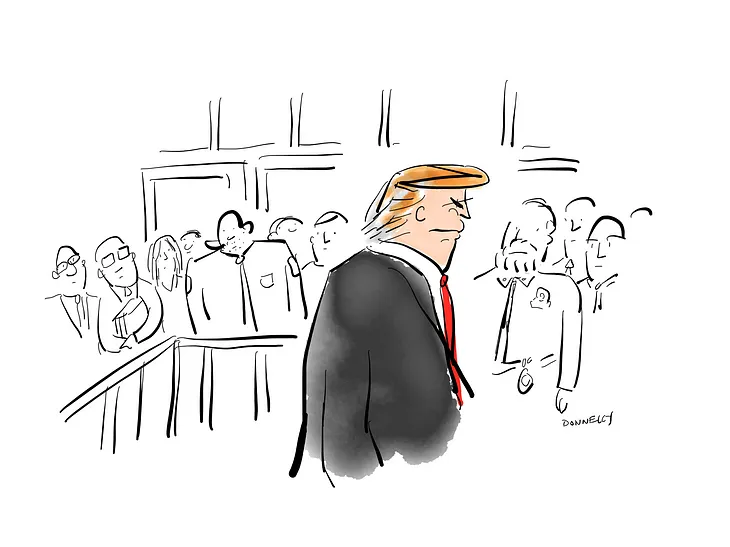 Trump’s Trial In Drawings