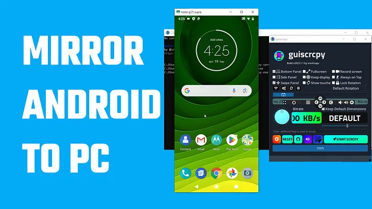 How to Mirror Android to PC using Scrcpy?