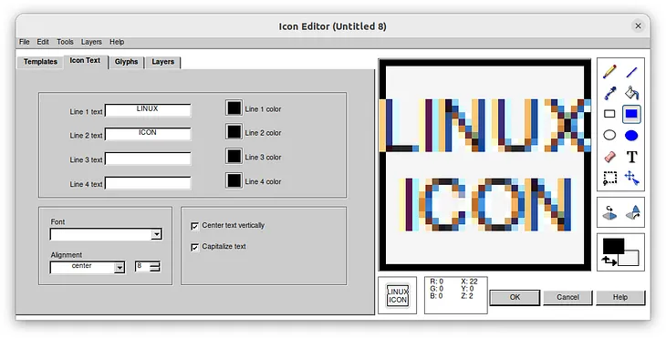 Fixing the LabVIEW Icon Editor on Linux