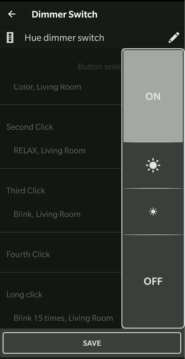 Hue Dimmer switch Setup with multi-room and advanced options