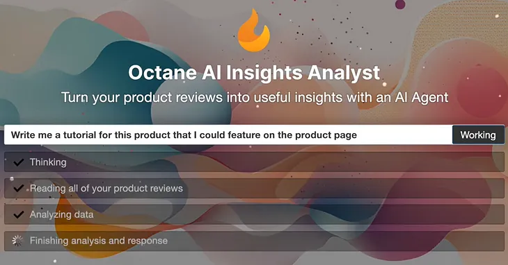 Octane AI’s Insight Analyst: Leveraging AI for E-commerce Success