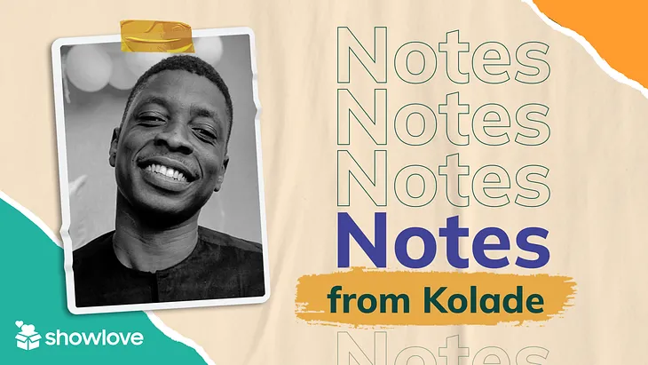 #NotesFrom Kolade: “I think of giving as boxing. It’s always better to give than to receive.”