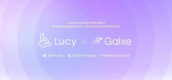 Lucy Beta Integrates with Galxe to Expand Beyond On-Chain Automated Flows