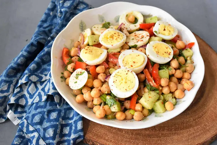 Wholesome Mediterranean Chickpea Egg Salad: A Flavorful Twist in Just 15 Minutes!