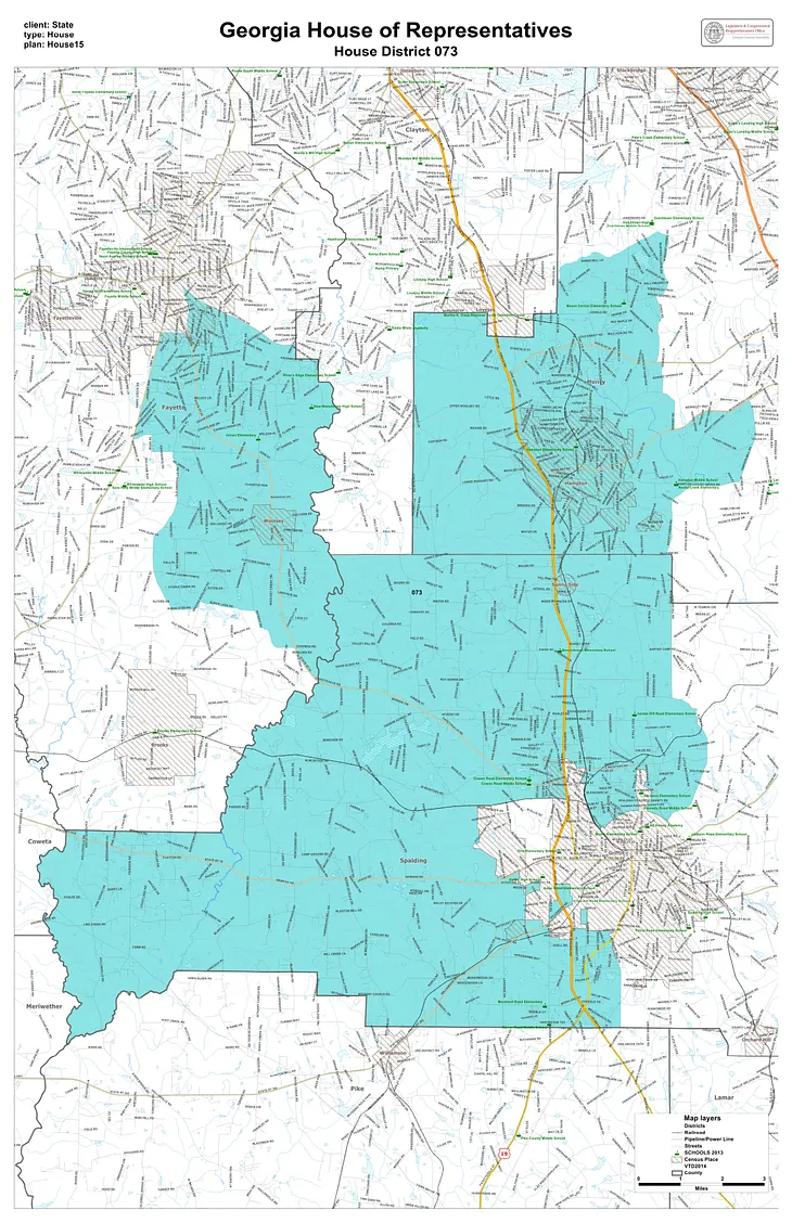 Georgia’s Competitive Districts: HD-73