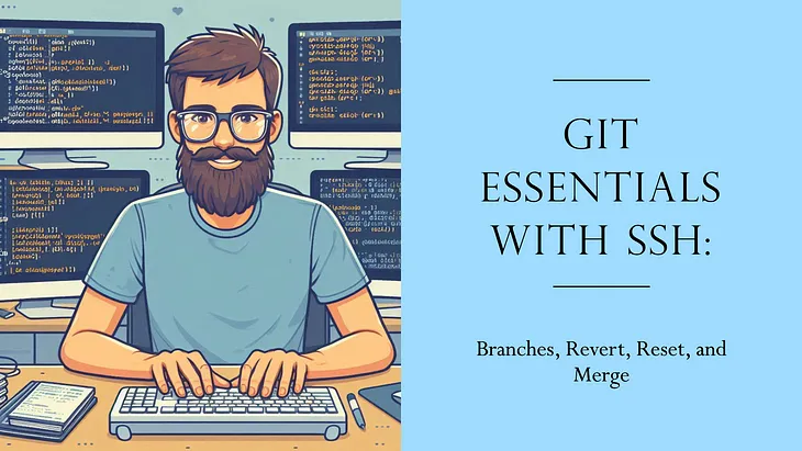 Git Essentials with SSH: Branches, Revert, Reset, and Merge