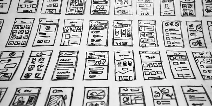 Hand drawn UI exploration by Hal Gatewood