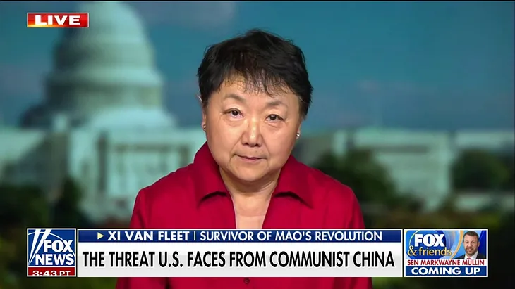 Xi Van Fleet is a Right-Wing Operative Being Paid to Spread Red Scare Propaganda and Misinformation