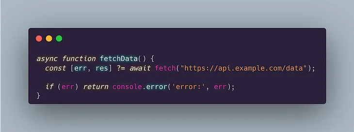 Say Goodbye to Try/Catch with This New ECMAScript Operator