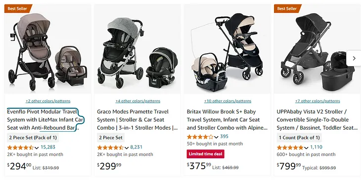 Car Seat and Stroller Sets