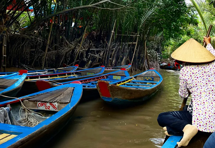 Boat ride on the Mekong Delta