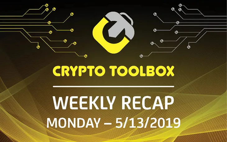 Crypto Toolbox ($TBOX) Weekly Recap 5/13/2019