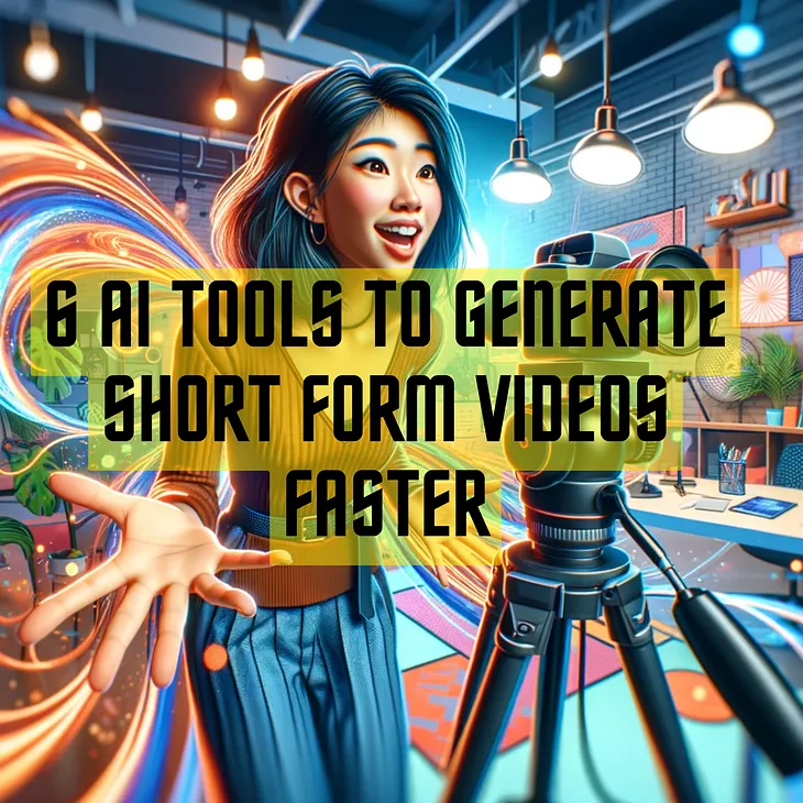 AI tools to generate SHORT FORM Videos FASTER