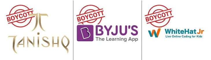 #BoycottTanishq Vs. #BoycottByjus: A Branding Perspective