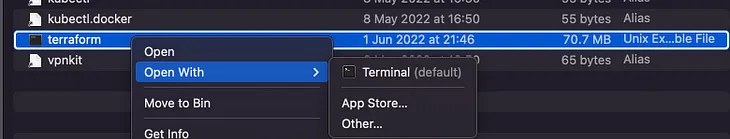 Workaround to run terraform after macOS Catalina/Monterey update