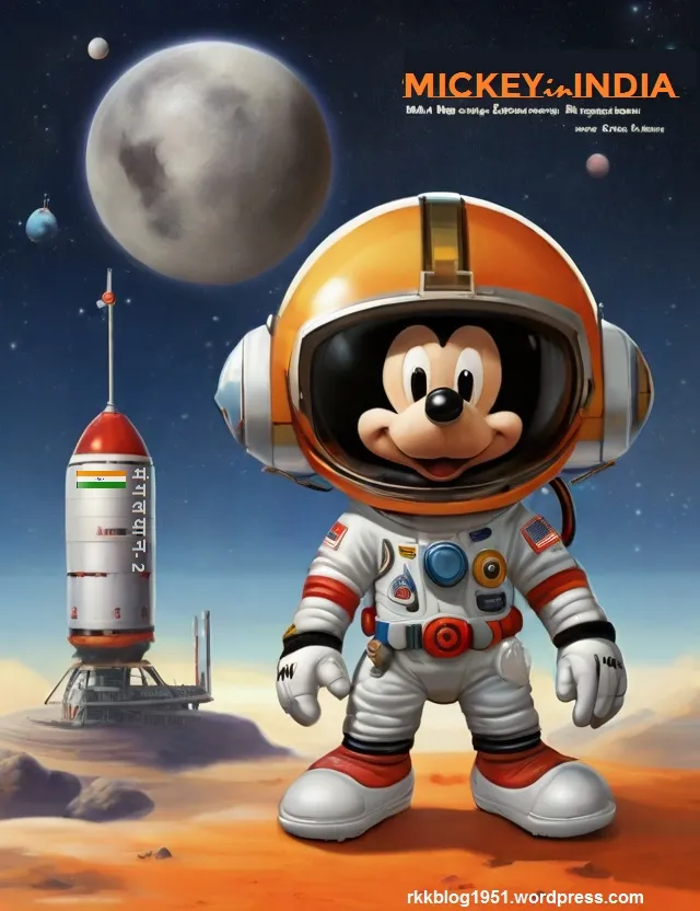 Mickey Mouse ready to depart for Mars Mission