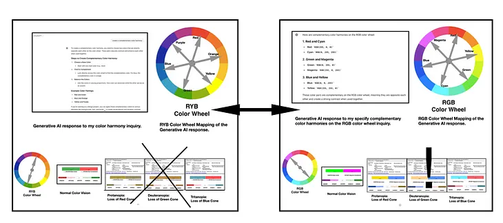 Exploring how Generative AI understands Color Harmony as applied to Data Visualization.