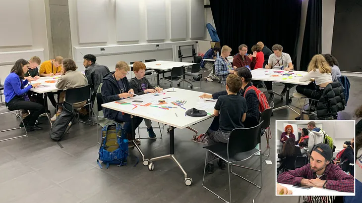 Design Club at Mozilla Festival: running an unplugged workshop