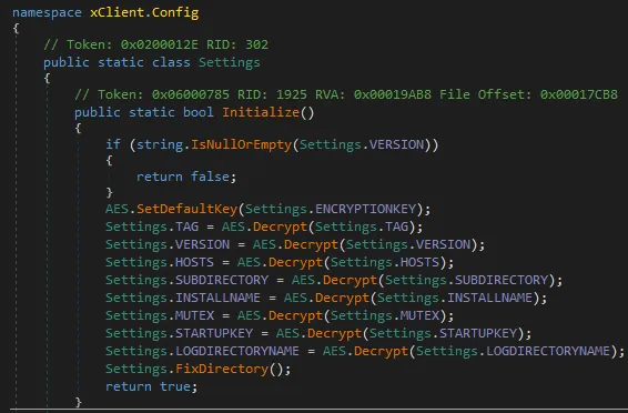 QuasarRAT Malware Analysis Report