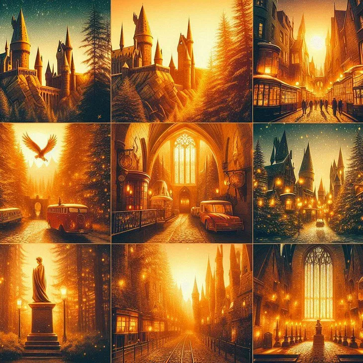 Harry Potter images from the book series for Hogwarts fans