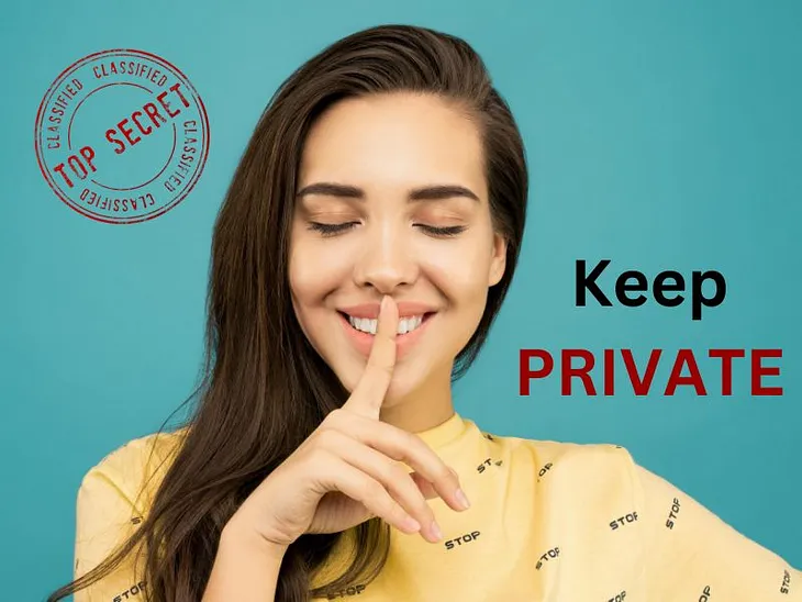 7 Things to Keep Private