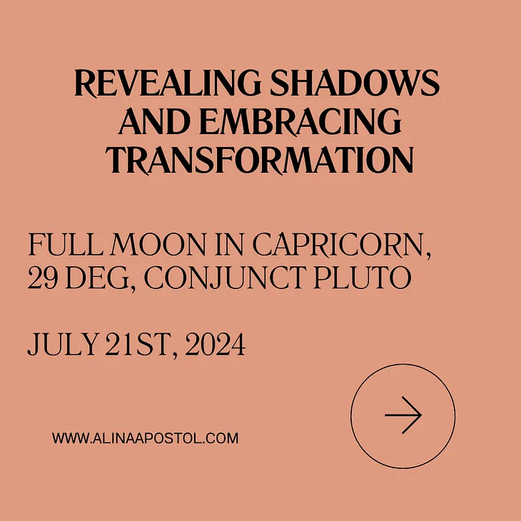 Revealing Shadows and Embracing Transformation: The Intense Energy of July’s Second Full Moon in…