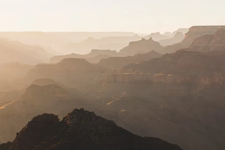 Mountains and canyons