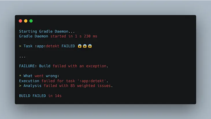 Android linting with Detekt