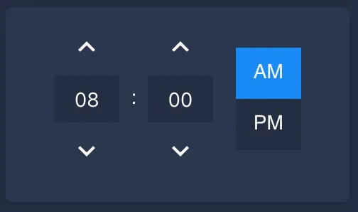 React native: Implement Time range picker