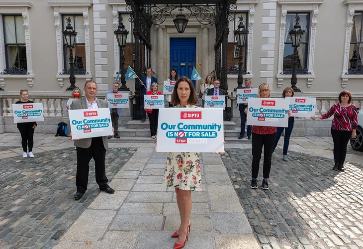 SIPTU members in Local Employment Services in county Offaly announce industrial action