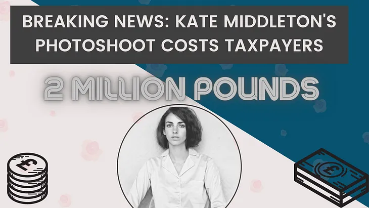 Breaking News: Kate Middleton’s Lavish Photoshoot Costs Taxpayers 2 Million Pounds