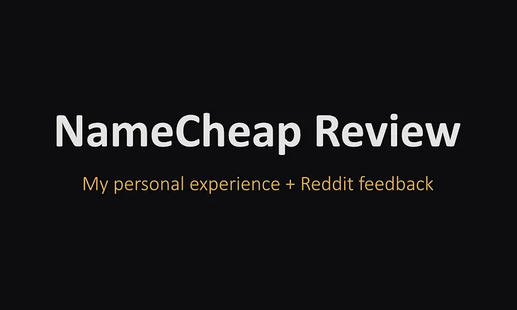 NameCheap Review