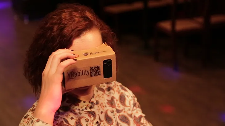 VRability — Virtual Reality helps people with disabilities get inspired by immersing effect