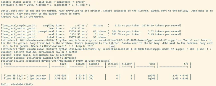 Your cpu will be able to run 100B parameters LLM — PC vs Macbook on 1-bit LLM CPU inferencing