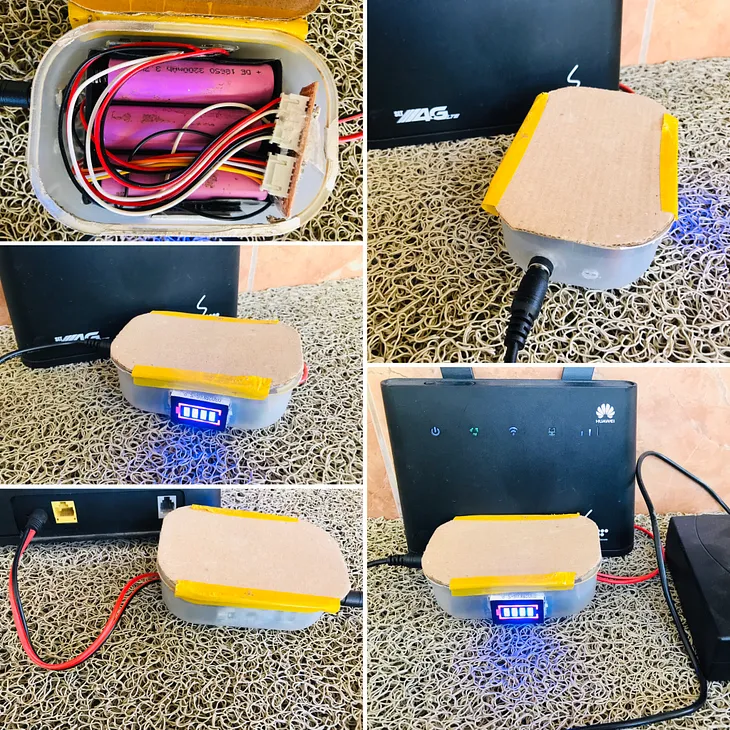 DIY : Power Backup For Your Router