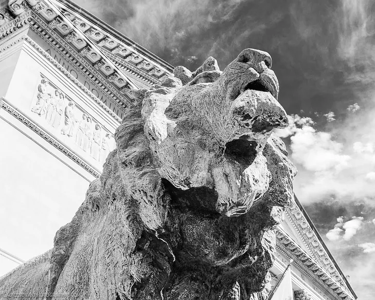 The Art Institute of Chicago Lion