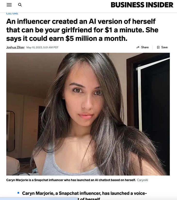 AI girlfriend: make money more than GPT store