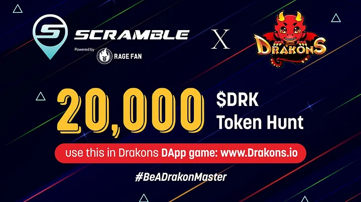 Drakons launches 20,000 $DRK token hunt in partnership with Rage.Fan