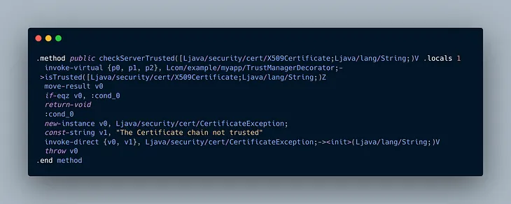 How to Test SSL/TLS Certificate Validation on Android Applications via Smali Code