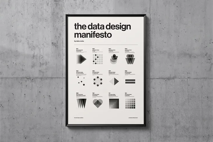 Design Matters #1 — The Good Data Design Manifesto