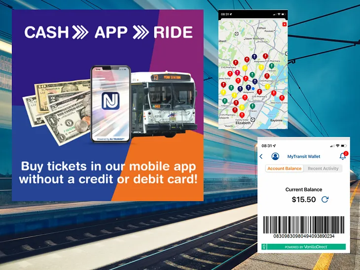 NJ TRANSIT Brings Cash Payment Option to Mobile App