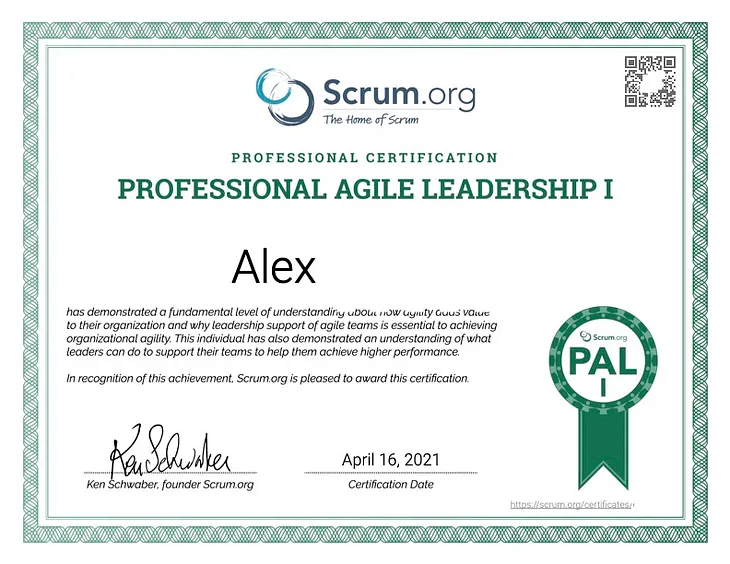 How I passed Scrum.org’s Professional Agile Leadership I Certification