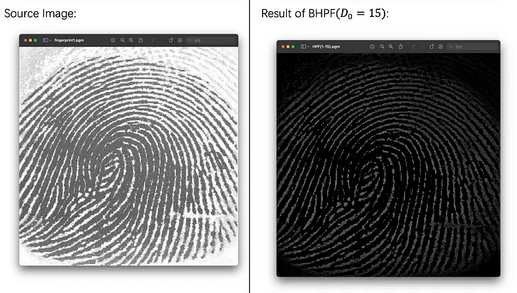 Digital Image Processing in C (Chapter 6): Low Pass Filter and High Pass Filter