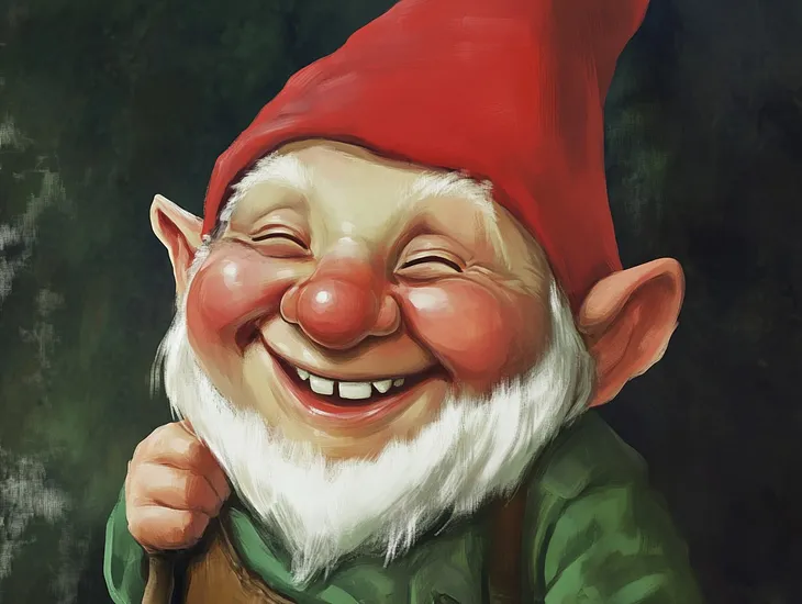 Why Are Gnomes So Popular ? A Happy Smiling Gnome