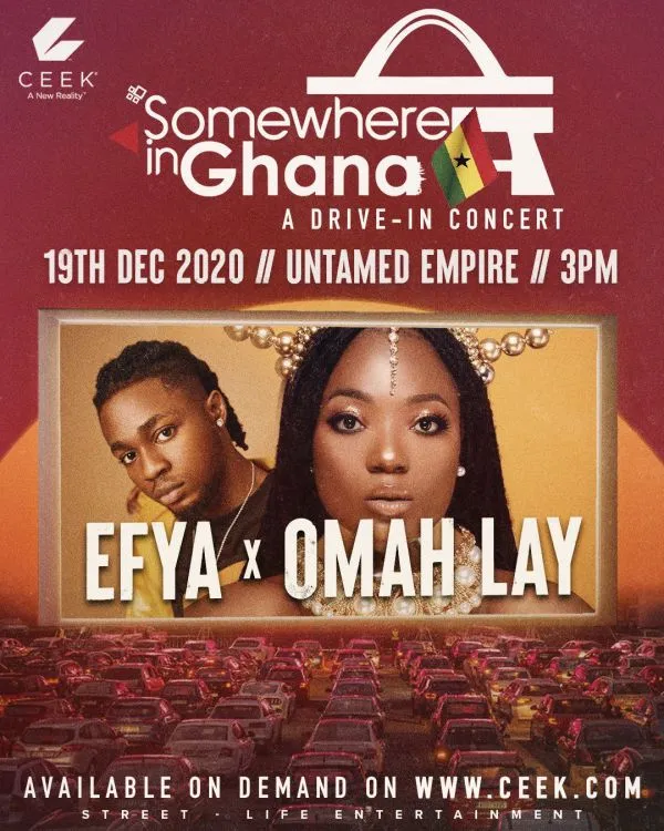 Efya & Omah Lay 2020 Drive In Cinema And Concert