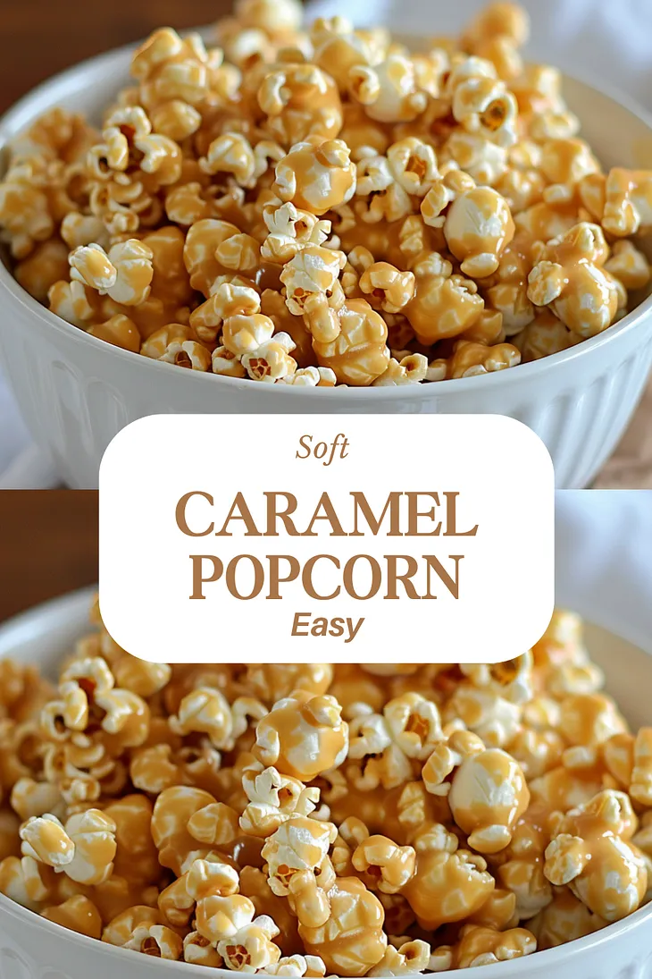 Soft Caramel Popcorn