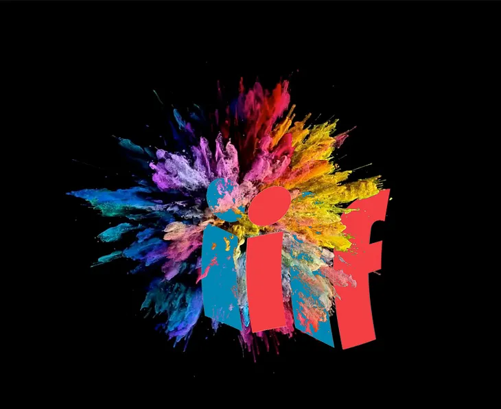 an exploding IIIF logo