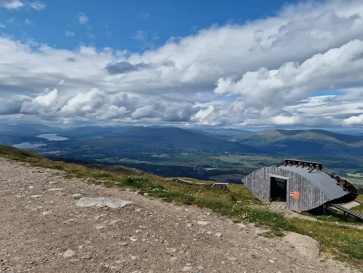 View from Aonach Mòr — Nevis Range Mountain