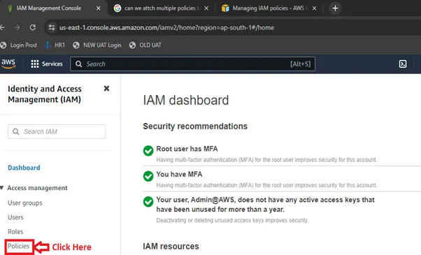 How to Create the IAM Policy & Attach These to IAM Groups — IAM Assignment 2